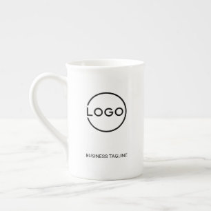 Custom Business Logo with Custom Text Coffee Mug