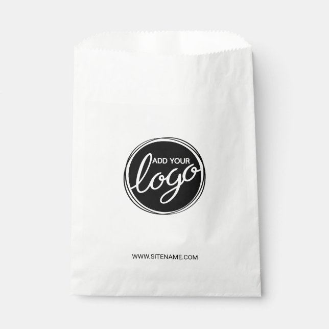 Custom Business Logo with Custom Text Favour Bags (Front)