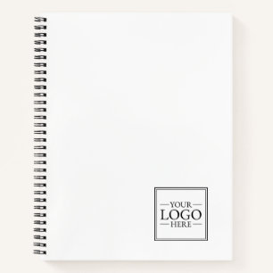 Custom Business Logo with Custom Text Notebook