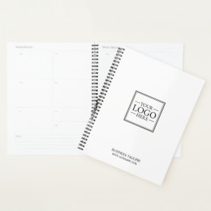 Custom Business Logo with Custom Text Planner