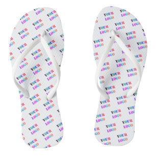 Custom Business Logo Your Company Flip Flops