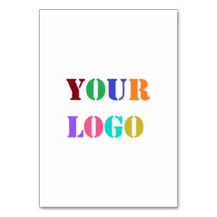 Custom Business Logo Your Company Table Number