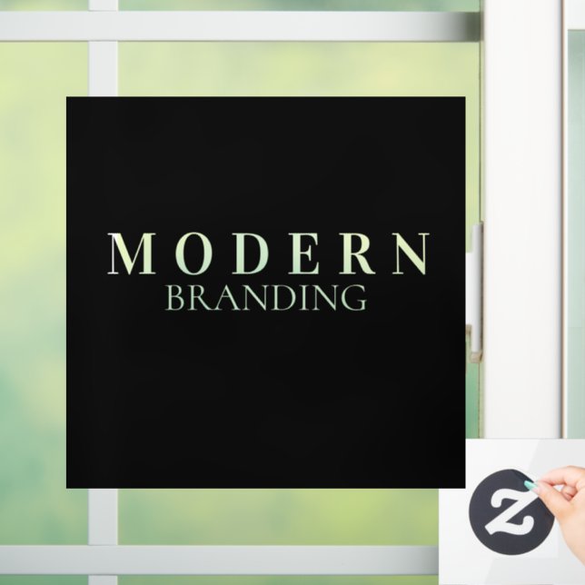 custom business modern advertising pedestal sign (Home)