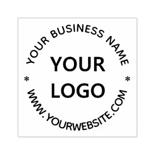 Custom Business Name Logo Company Personalised Rubber Stamp