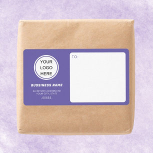 Custom Business Name Logo l Unique Purple Product