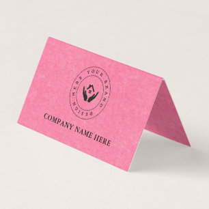 Custom Business Name Logo QR Code and Message