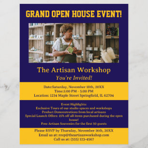 Custom Business Open House  Flyer