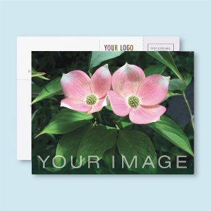 Custom Business Postcard with Company Logo & Photo