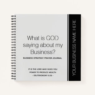 Custom Business Prayer Journal