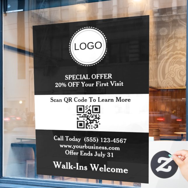 Custom Business Promotion (Cafe Window)