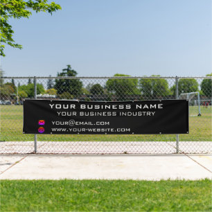 Custom Business Promotional Banner Choose Colour