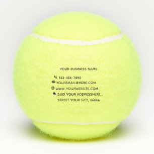 Custom Business Promotional Tennis Balls Template