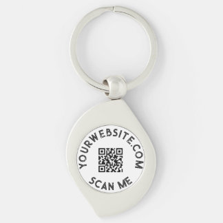 Custom Business QR Code Promotional Key Ring