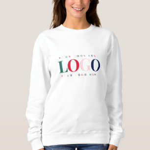 Custom Business Rectangle Logo Colourful Corporate Sweatshirt