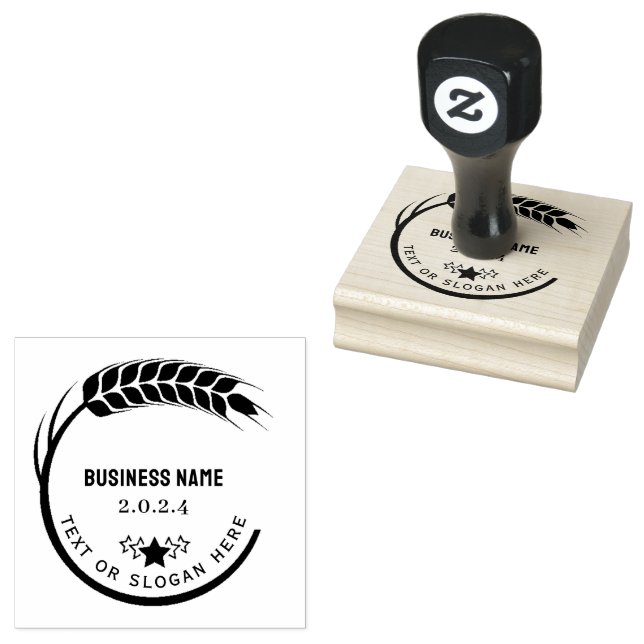 custom business rubber stamp (Stamped)