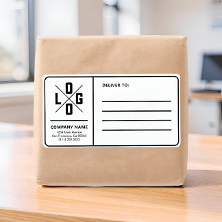 Custom Business Shipping Address with Logo