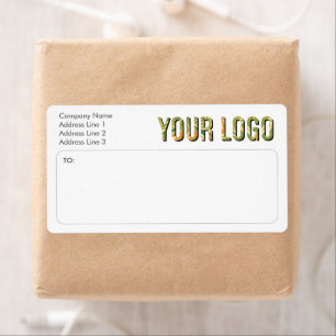 Custom Business Shipping Labels Return Address