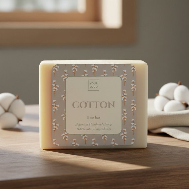 Custom Business Sticker for Cotton Handmade Soap (Creator Uploaded)