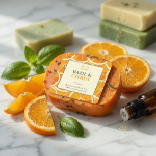 Custom Business Sticker for Handmade Soap