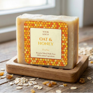 Custom Business Sticker for Handmade Soap