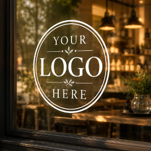 Custom Business Storefront Logo Display Window