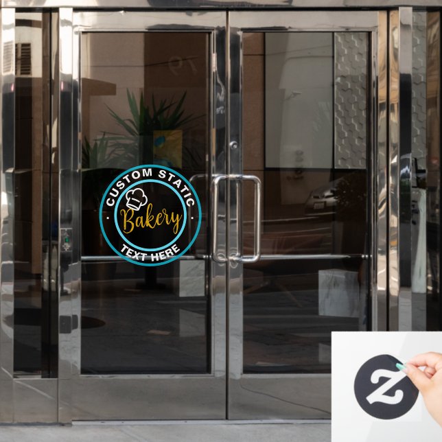 Custom Business Storefront Window Cling (Office Door)