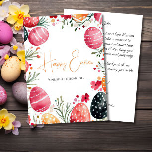 Custom Bussines  Easter Greeting Card