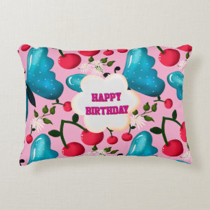 Custom butterfly birthday party matching set decorative cushion