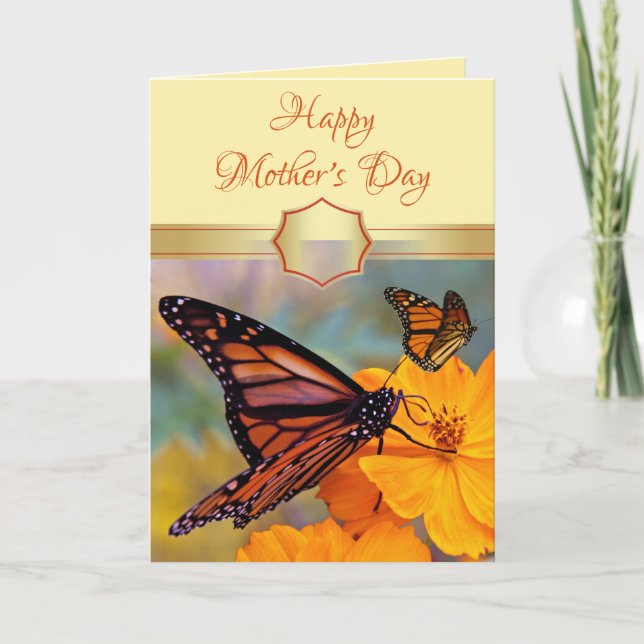 Custom Butterfly Mother's Day Card (Front)