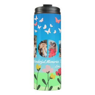 Custom Butterfly Mum Thermal Tumbler