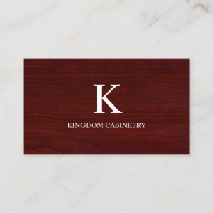 Custom Cabinets Business Card Template