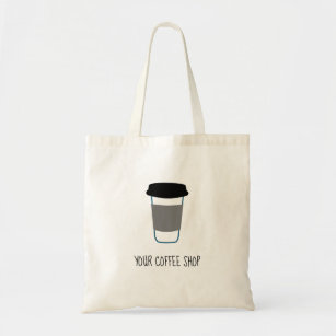 Custom Cafe Merch Your Coffee Shop Tote Bag