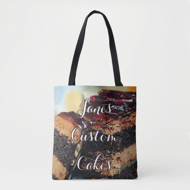 Custom Cakes Tote Bag Supplies Decorating (Front)