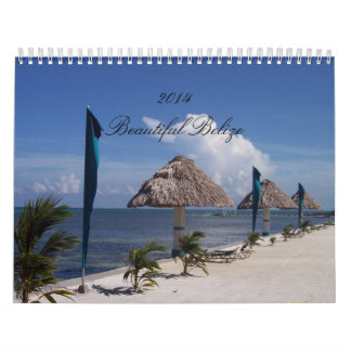 Custom Calendar featuring scenes from Belise.