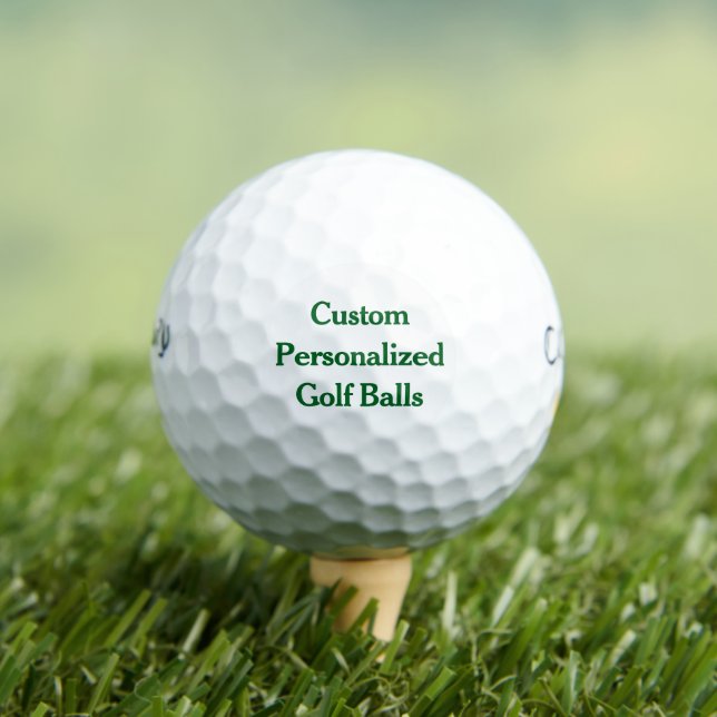 Custom Callaway Warbird Golf Balls - Personalised (Insitu Tee)