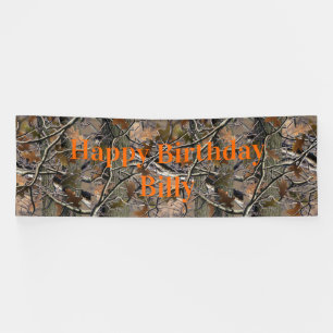 Custom Camo Banner, BDay, Welcome Home, Camp Spot Banner