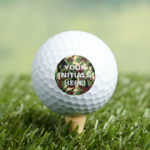 custom camo golf balls