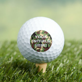custom camo golf balls