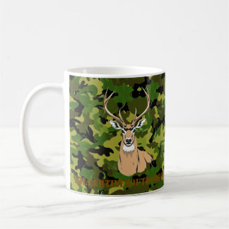 Custom camo whitetail mug