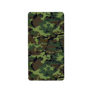 Custom Camouflage Labels
