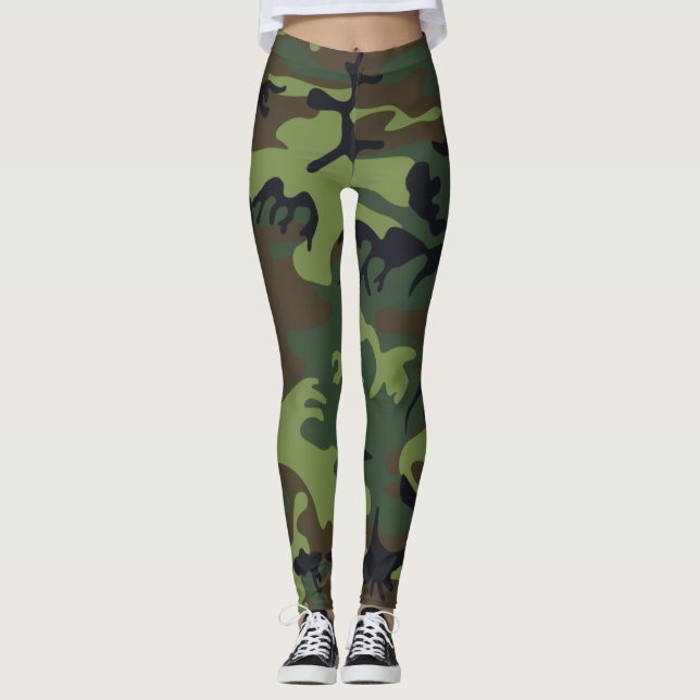 Custom Camouflage Leggings (Front)