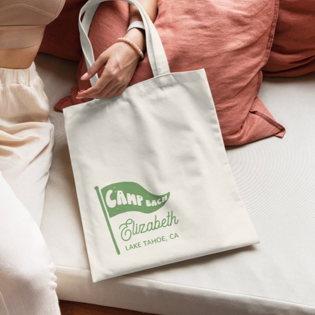 Custom Camp Bach Bachelorette Mountain Favour Tote Bag (Creator Uploaded)