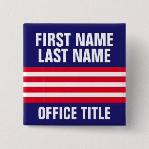 Custom Campaign Button Personalised Template