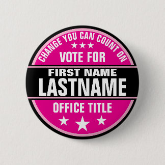 Custom Campaign Political Button