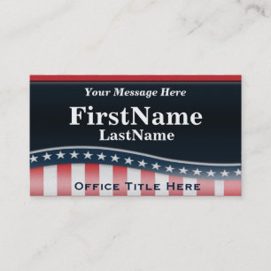 Custom Campaign Template Business Card