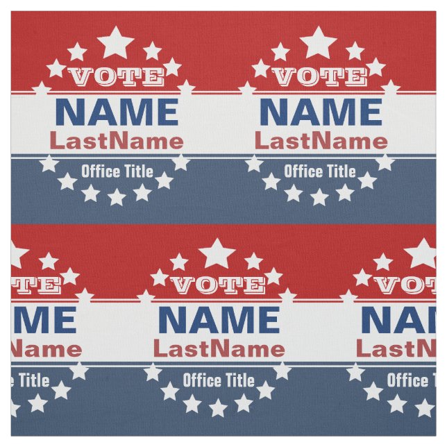 Custom Campaign Template Fabric (Swatch)