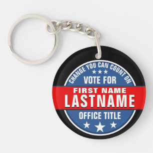 Custom Campaign Template Key Ring