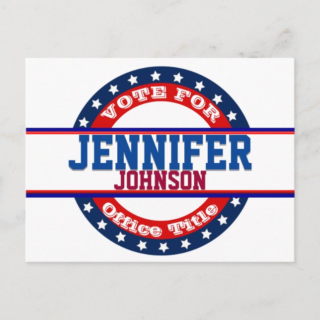 Custom Campaign Template Postcard (Front)