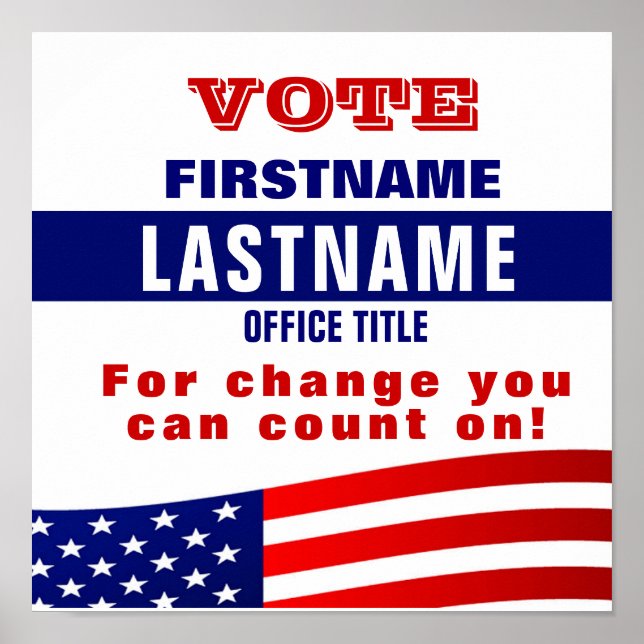 Custom Campaign Template Poster (Front)