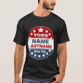 Custom Campaign Template  T-Shirt (Front)